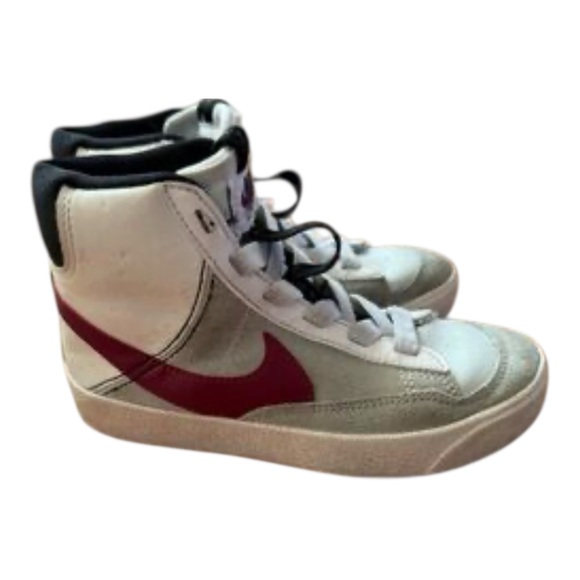 Nike Other - Nike Kids Blazer Mid 77, White And Red , Size 11C